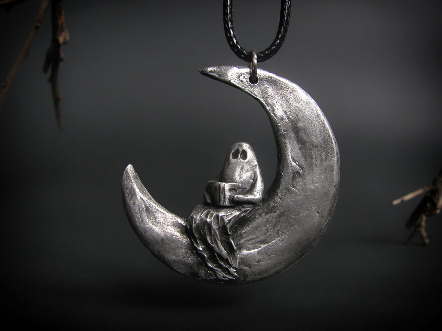 Two Clinical Psychologists Create Sombre But Kind Pewter Jewellery (36 Photo)