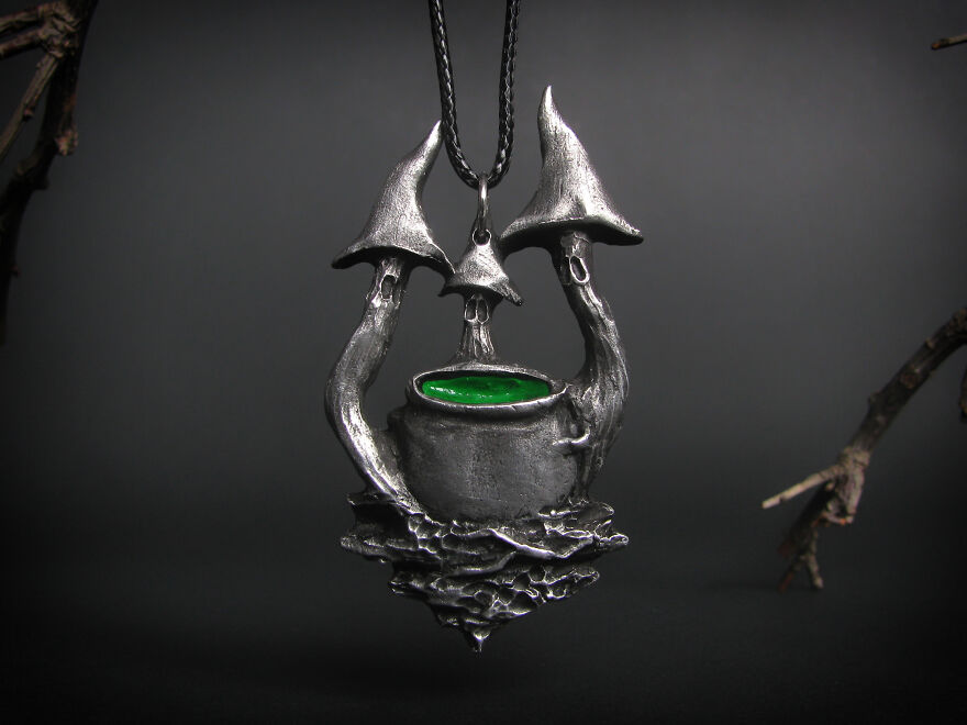 Two Clinical Psychologists Create Sombre But Kind Pewter Jewellery (36 Photo)