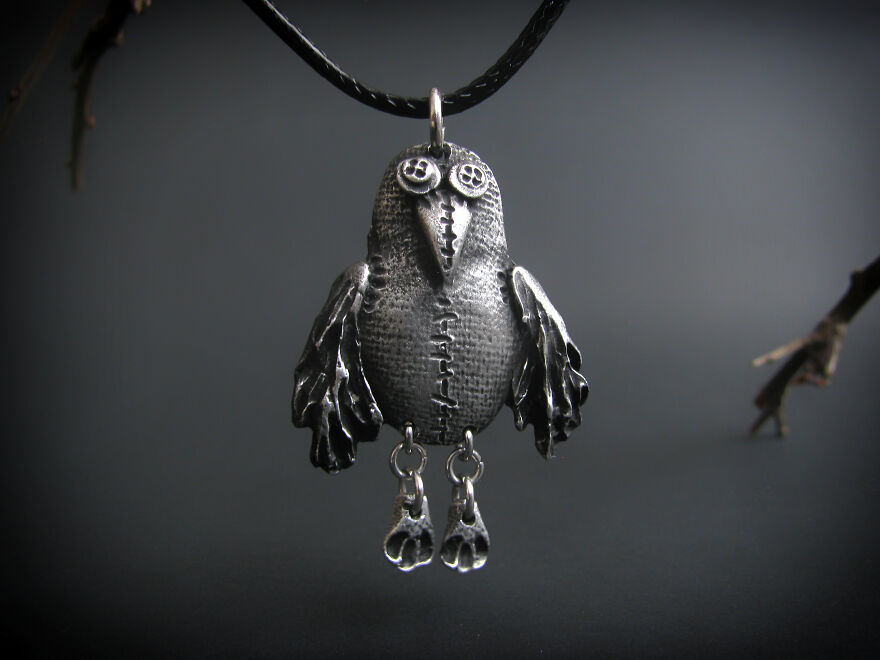Two Clinical Psychologists Create Sombre But Kind Pewter Jewellery (36 Photo)