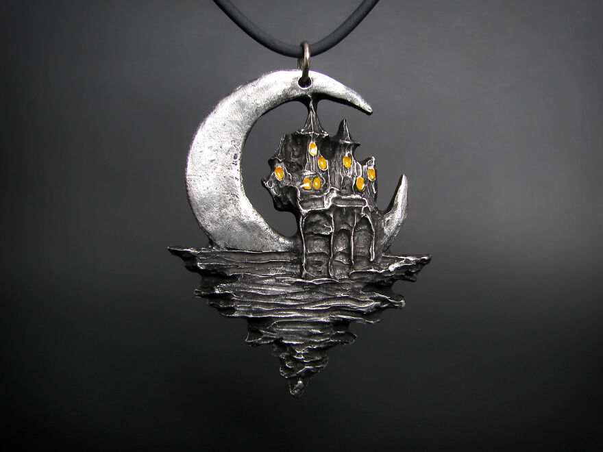 Two Clinical Psychologists Create Sombre But Kind Pewter Jewellery (36 Photo)