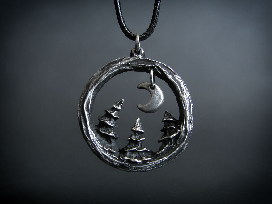 Two Clinical Psychologists Create Sombre But Kind Pewter Jewellery (36 Photo)
