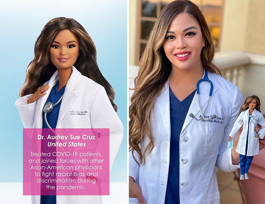 Barbie Honored Six Covid-19 Pandemic Women Heroes With Custom Dolls Barbie Honored Six Covid-19 Pandemic Women Heroes With Custom Dolls