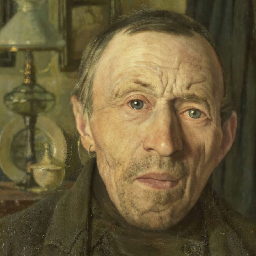 Farmer From Laren By Martinus Van Regteren Altena