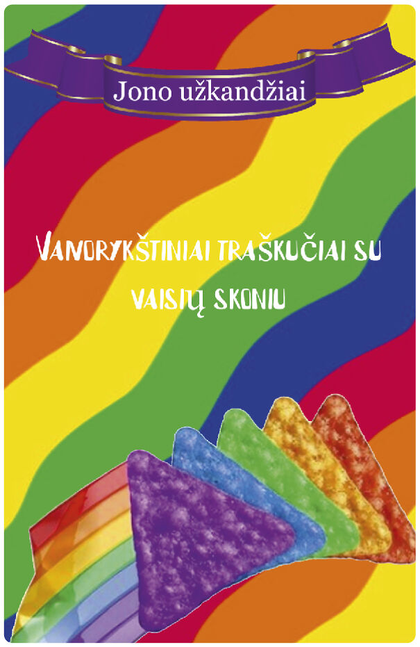 Rainbow Chips With Fruit Flower