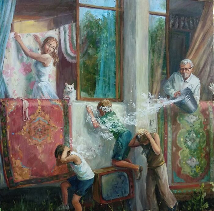 Russian Artist Makes Paintings In Which You Can Return To Your Childhood For A Few Minutes (113 Pics)