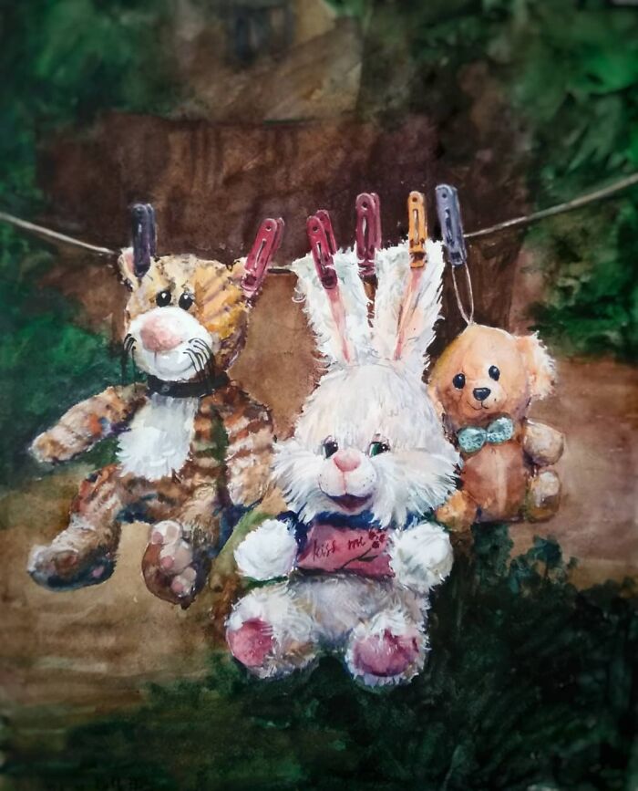 Russian Artist Makes Paintings In Which You Can Return To Your Childhood For A Few Minutes (113 Pics)