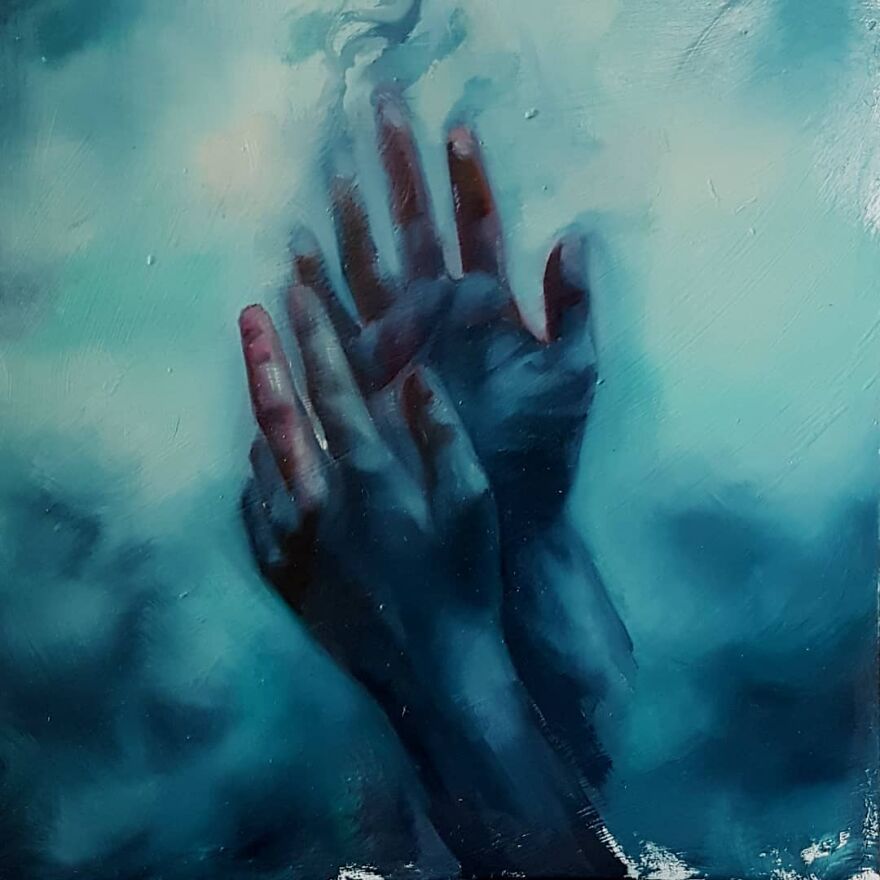 "Stellness In Storm". An Emerging Artist Painting Souls.