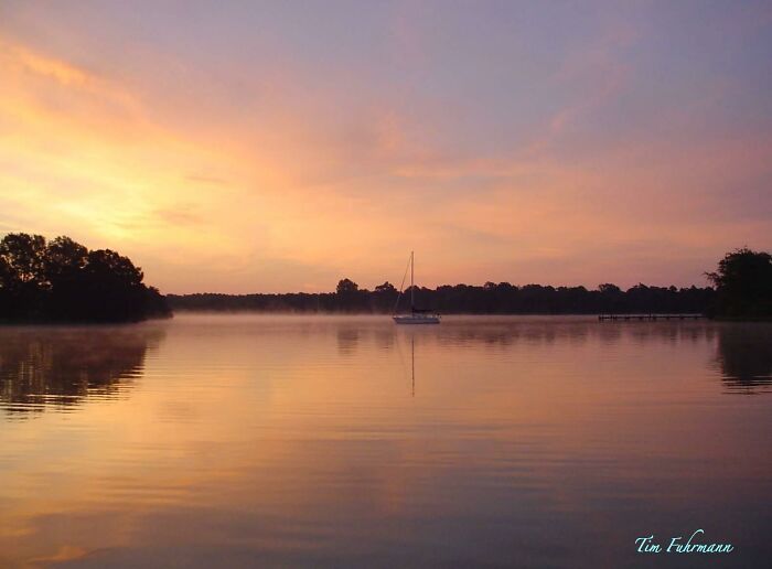 Sunrise Over Latrappe Creek