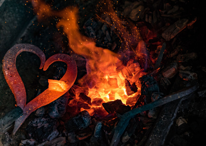 Hobby And Leisure - By Julia Kuznetsova. Burning Heart