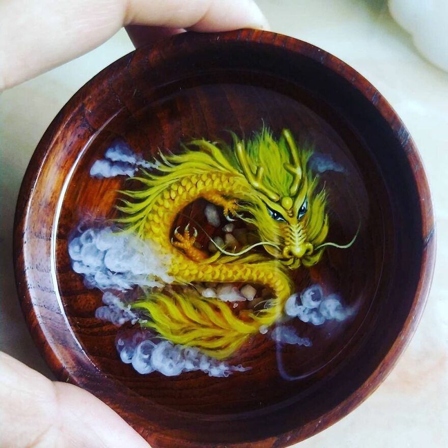 The Artist Creates Amazing Paintings Of Fish In 3D Sculptures (38 Pics)