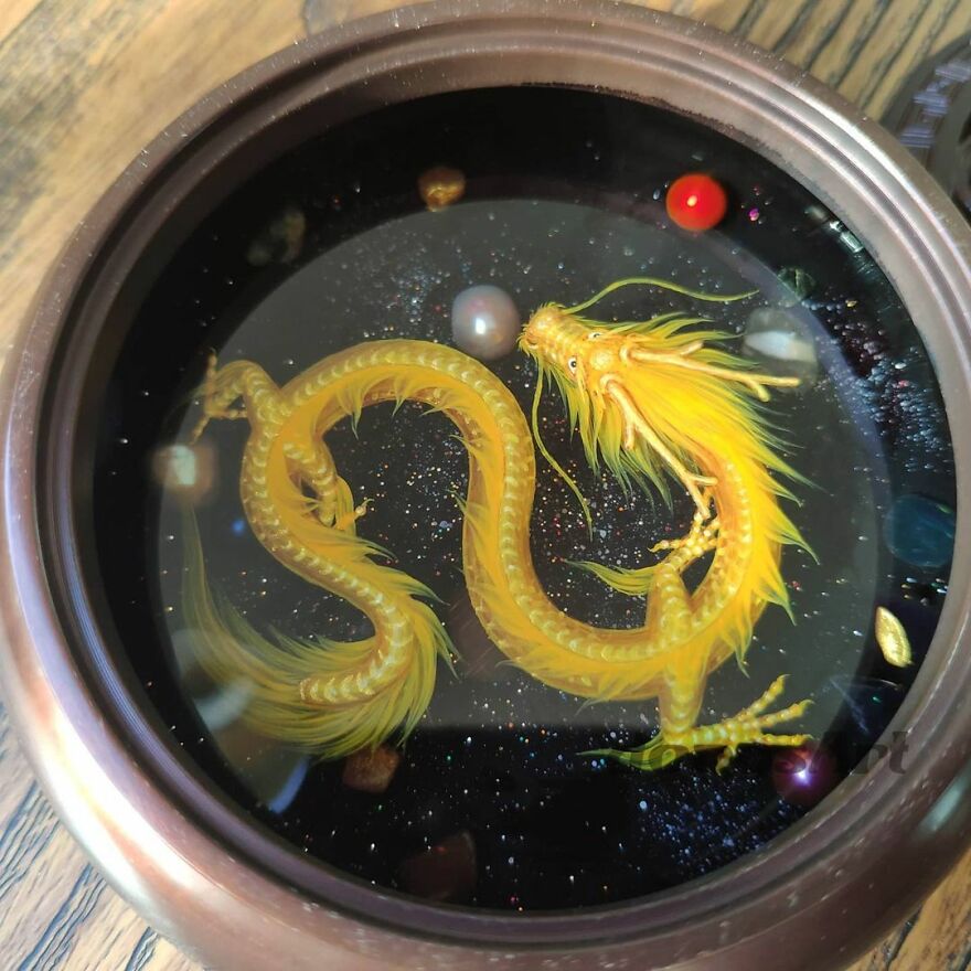 The Artist Creates Amazing Paintings Of Fish In 3D Sculptures (38 Pics)