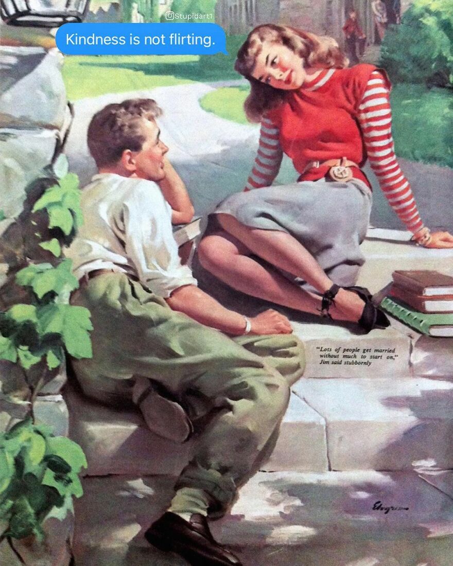 The Artist Gives Voice To Characters From Classic Paintings And 180,000 Followers Approve The Idea