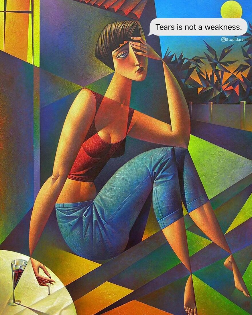 The Artist Gives Voice To Characters From Classic Paintings And 180,000 Followers Approve The Idea