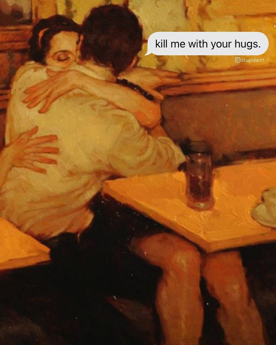 The Artist Gives Voice To Characters From Classic Paintings And 180,000 Followers Approve The Idea