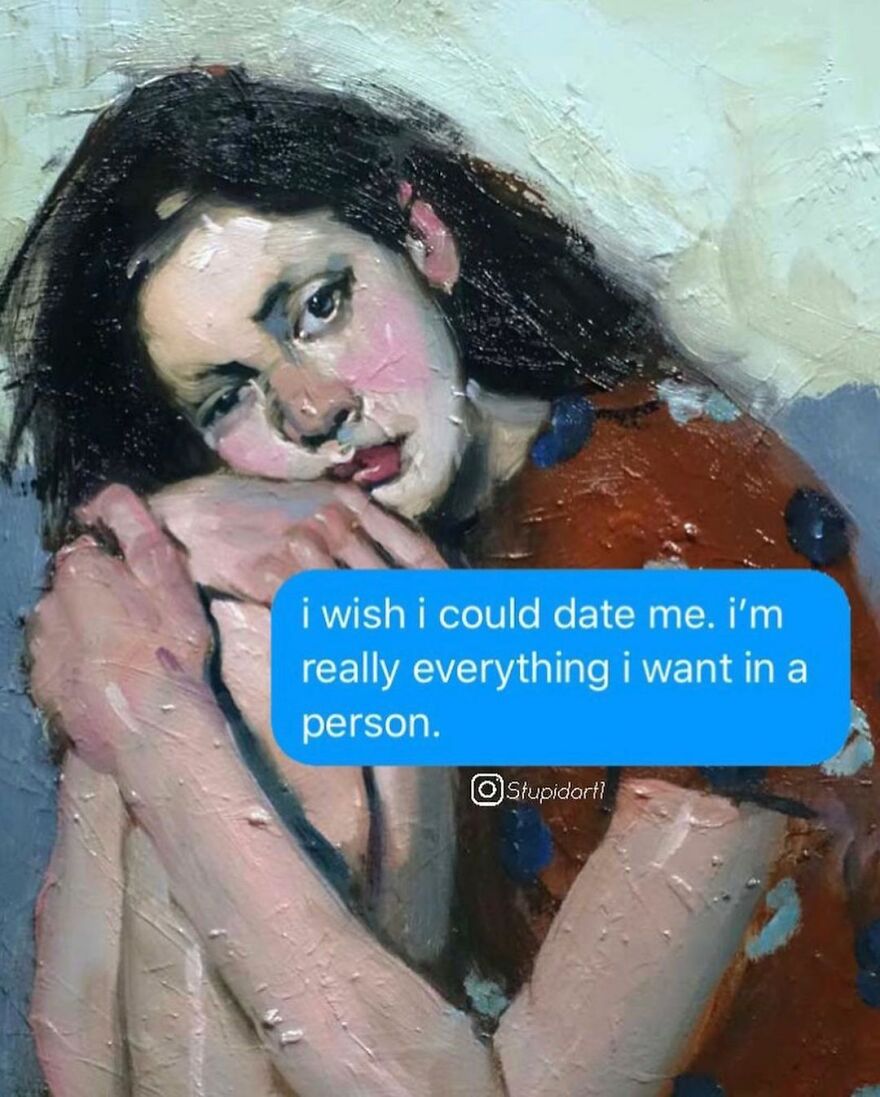 The Artist Gives Voice To Characters From Classic Paintings And 180,000 Followers Approve The Idea