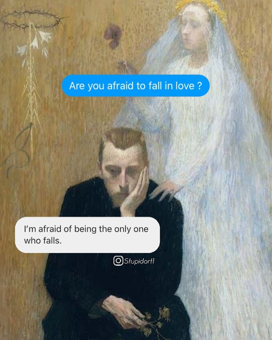 The Artist Gives Voice To Characters From Classic Paintings And 180,000 Followers Approve The Idea