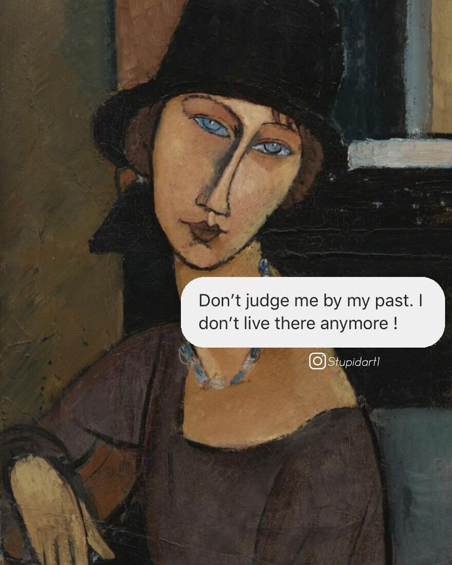 The Artist Gives Voice To Characters From Classic Paintings And 180,000 Followers Approve The Idea