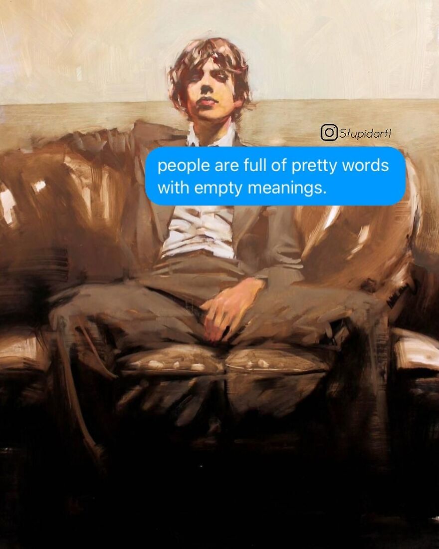 The Artist Gives Voice To Characters From Classic Paintings And 180,000 Followers Approve The Idea