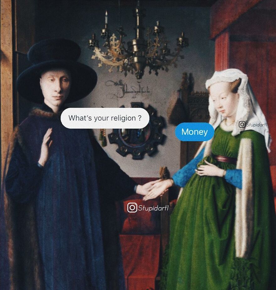 The Artist Gives Voice To Characters From Classic Paintings And 180,000 Followers Approve The Idea