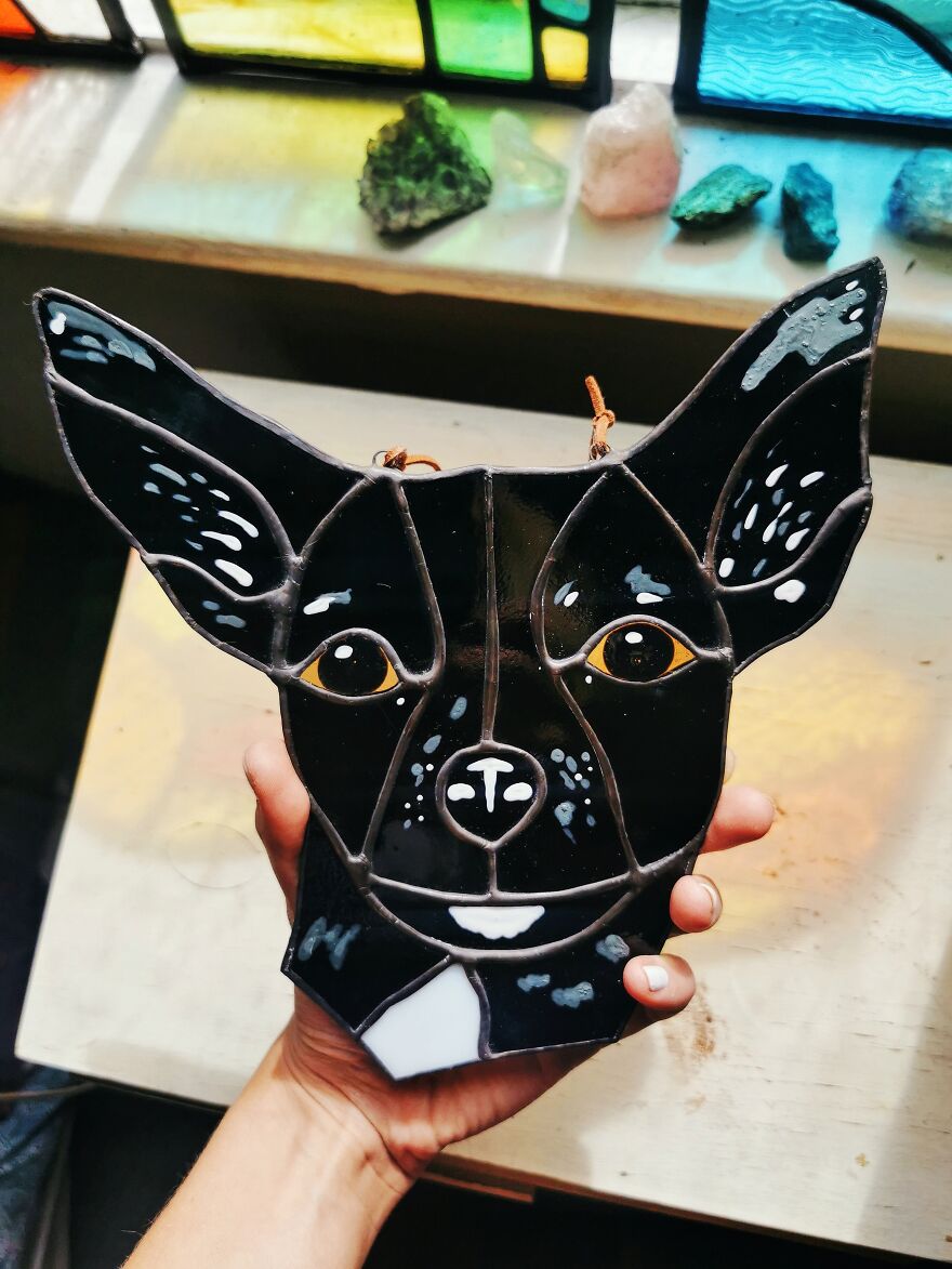 I Turned My Passion For Stained Glass Into A Business And I Recently Made My Biggest Stained Glass Panel Yet