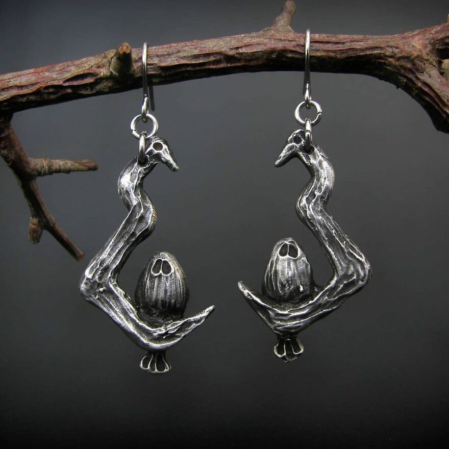 Two Clinical Psychologists Create Sombre But Kind Pewter Jewellery (36 Photo)