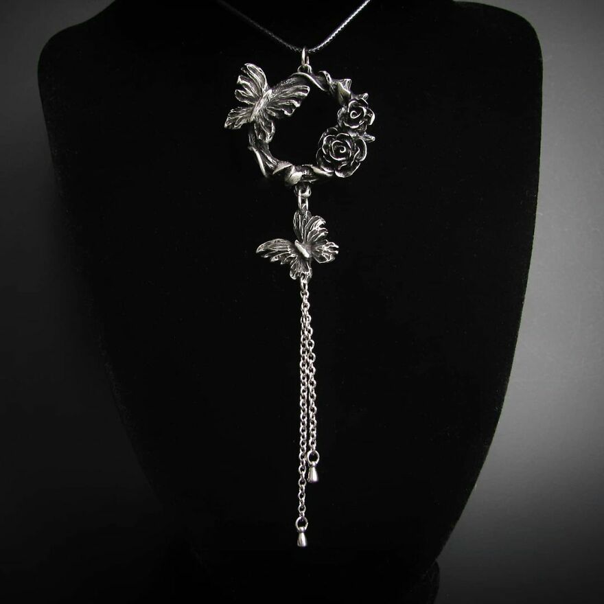 Two Clinical Psychologists Create Sombre But Kind Pewter Jewellery (36 Photo)