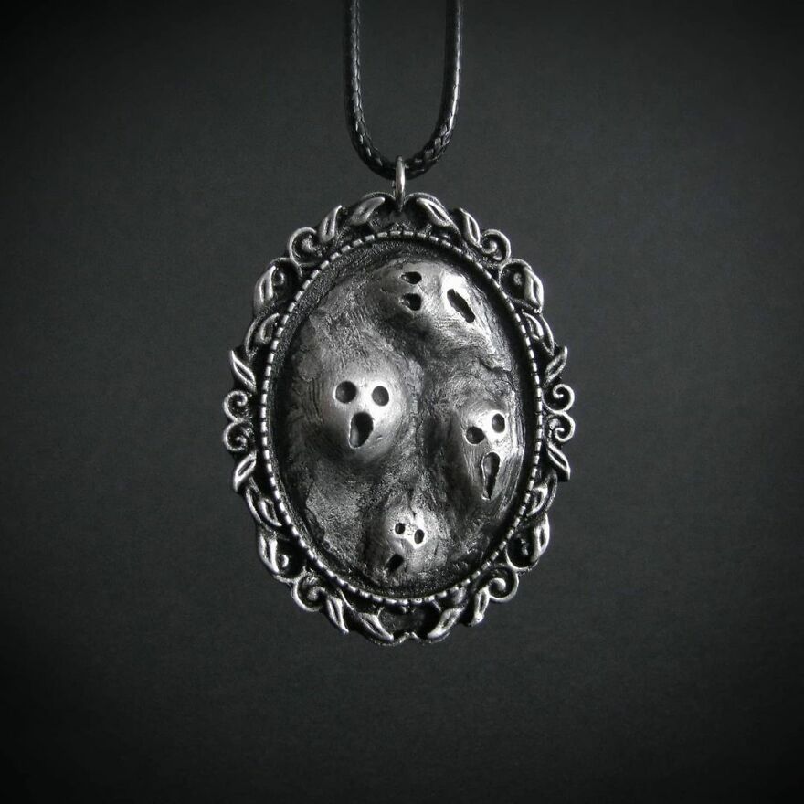 Two Clinical Psychologists Create Sombre But Kind Pewter Jewellery (36 Photo)