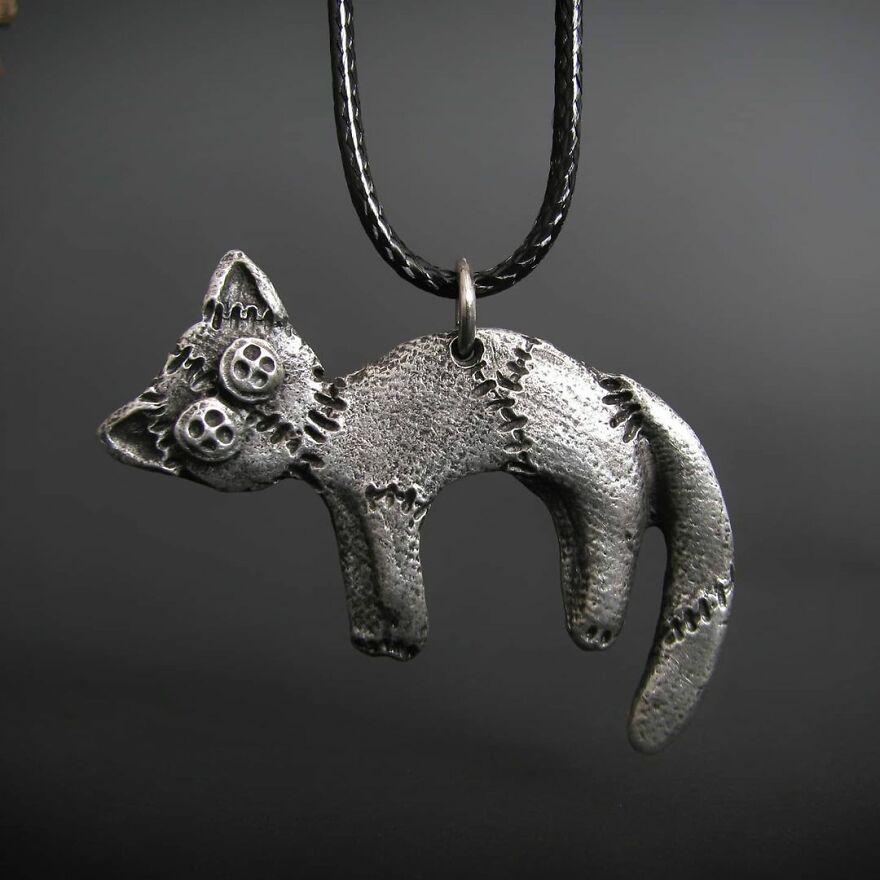 Two Clinical Psychologists Create Sombre But Kind Pewter Jewellery (36 Photo)