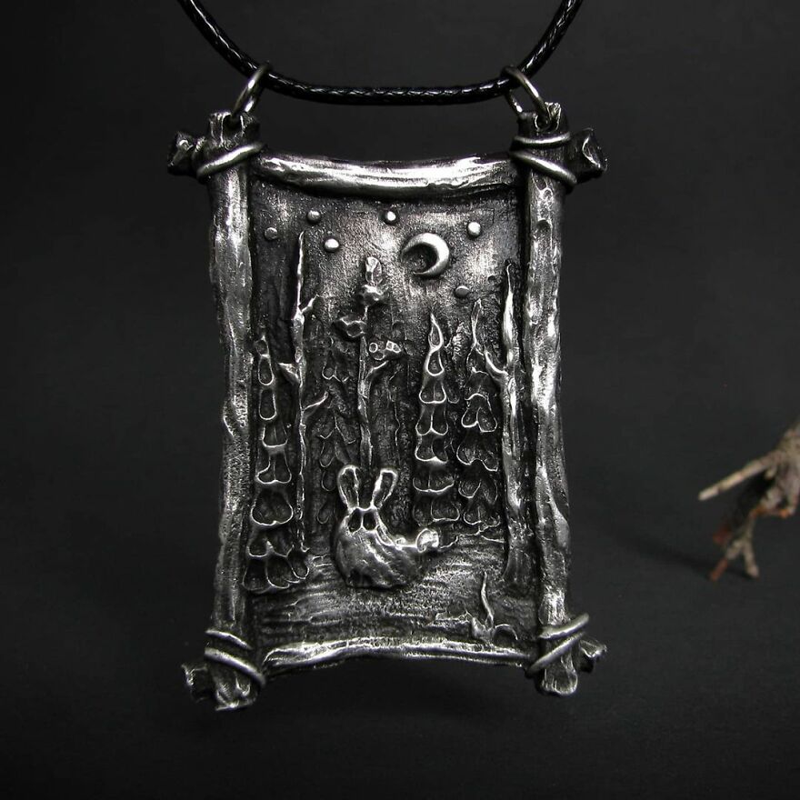 Two Clinical Psychologists Create Sombre But Kind Pewter Jewellery (36 Photo)