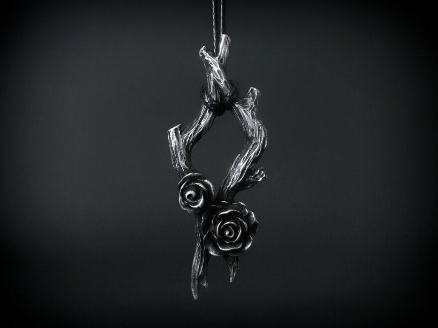 Two Clinical Psychologists Create Sombre But Kind Pewter Jewellery (36 Photo)