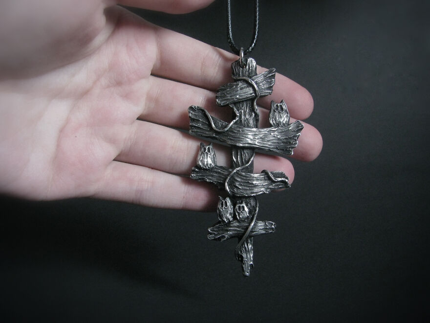 Two Clinical Psychologists Create Sombre But Kind Pewter Jewellery (36 Photo)