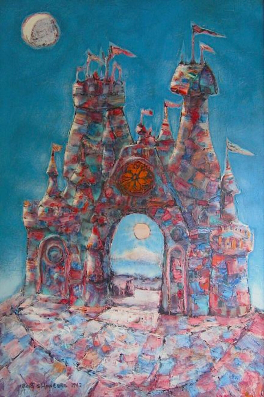 Burt Shonberg Painting Date Unknown (Illegible, Possibly 1965)