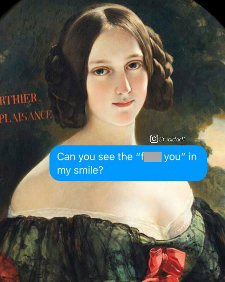 The Artist Gives Voice To Characters From Classic Paintings And 180,000 Followers Approve The Idea