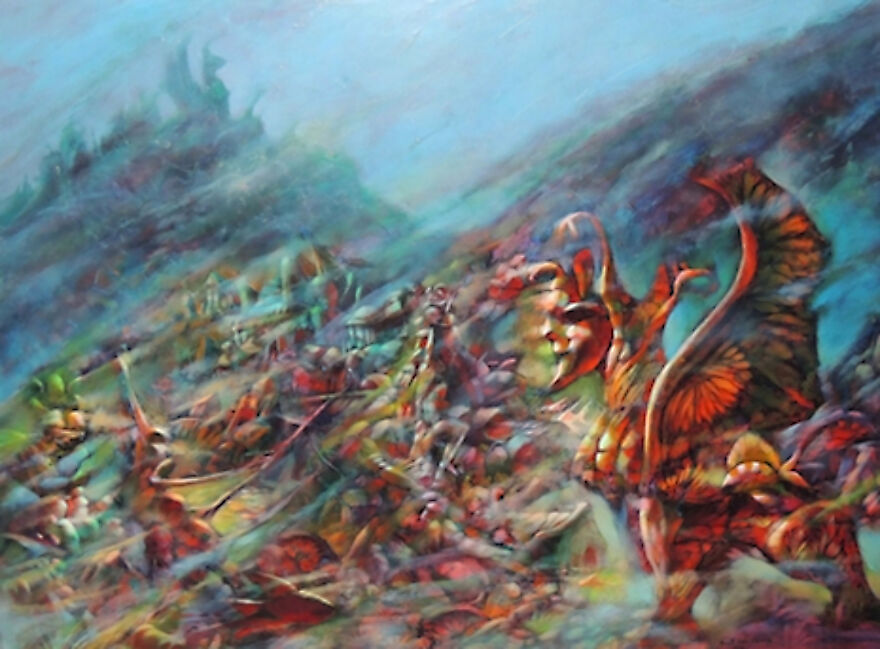 Burt Shonberg Painting, No Date