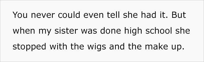 Guy Asks If It’s Wrong Of Him To Demand His Bald Sister Wears A Wig To His Engagement Party Guy Asks If It’s Wrong Of Him To Demand His Bald Sister Wears A Wig To His Engagement Party