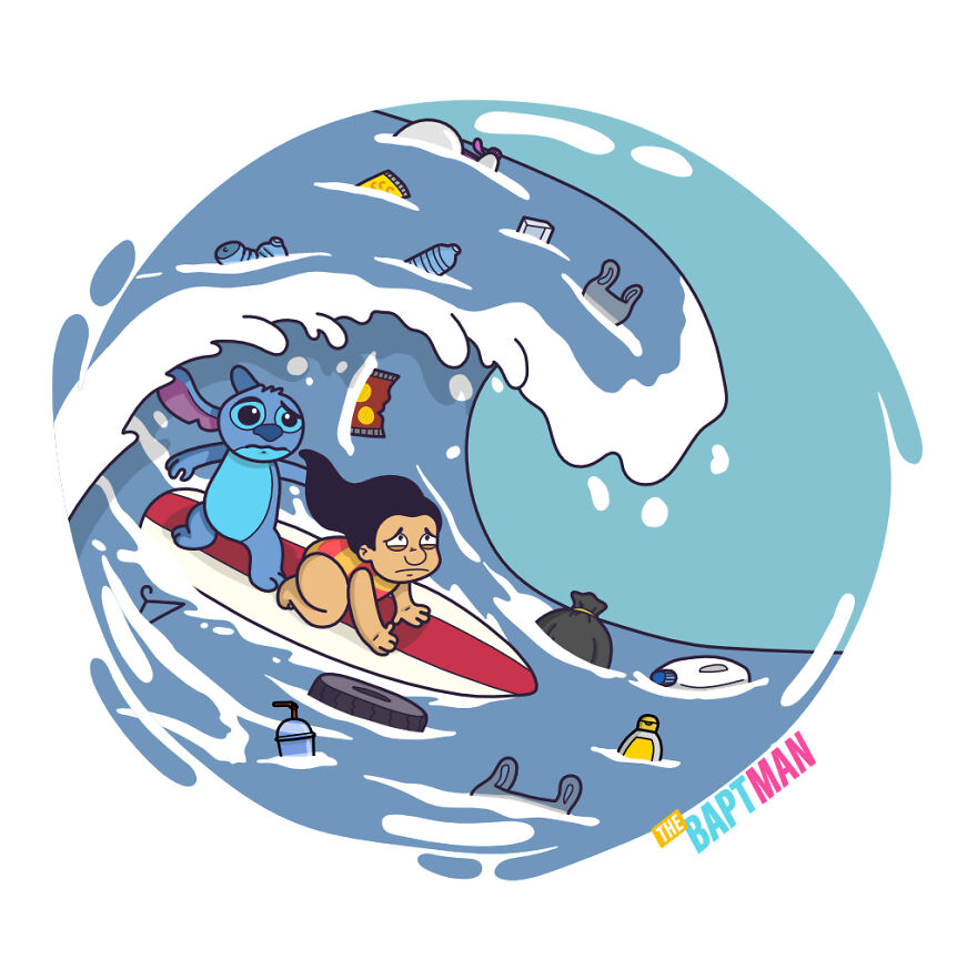 Lilo & Stitch And Plastic Pollution