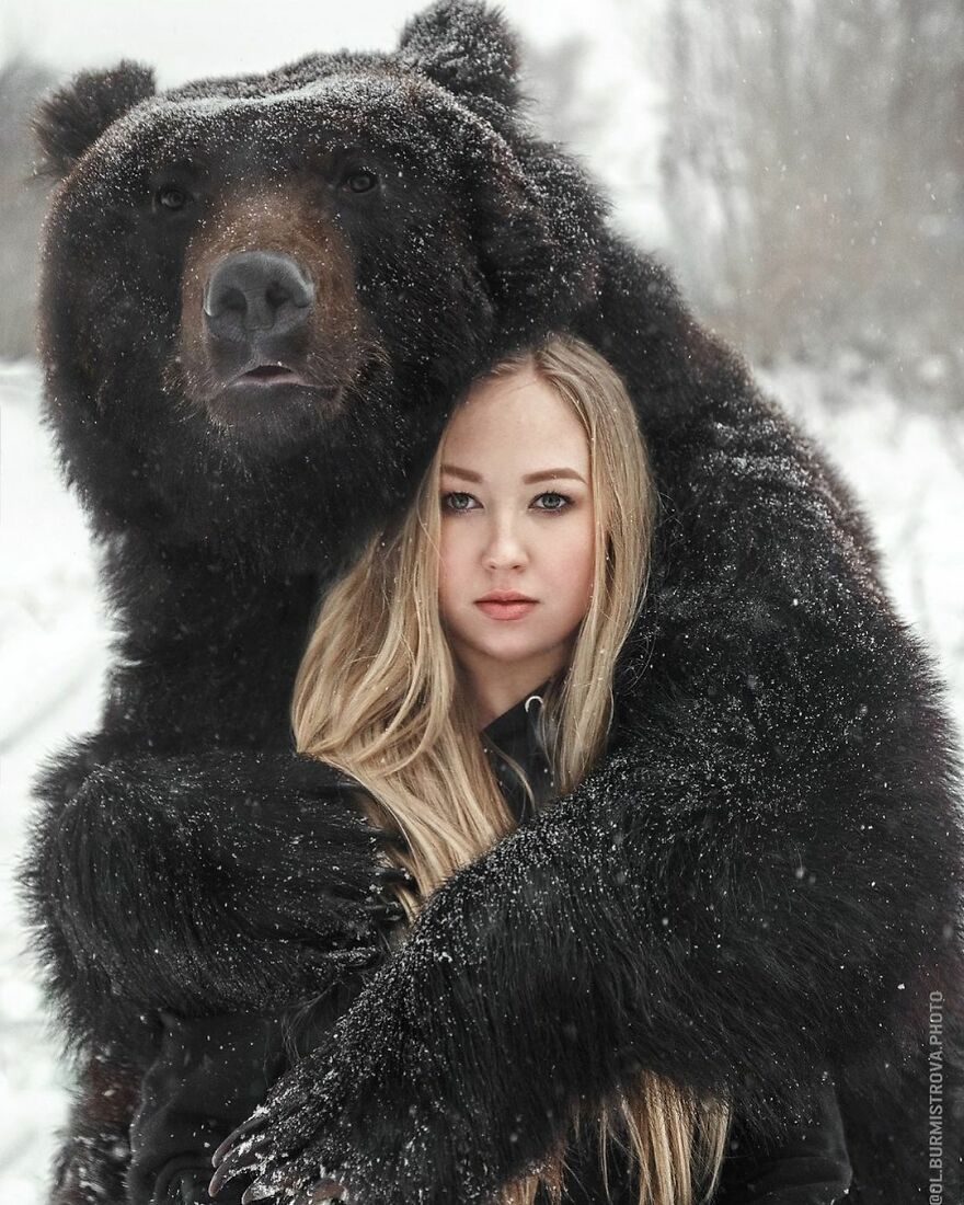 Russian Woman Rescued A Bear From A Closed-Down Zoo, And They're Best Buddies Now Russian Woman Rescued A Bear From A Closed-Down Zoo, And They're Best Buddies Now