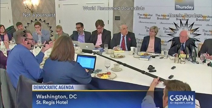 A Few Years Ago I Impersonated A Journalist To Get Into Bernie Sanders' Press Conference For The Release Of His Book, Got On TV, And Then Told Him Afterwards What I Did