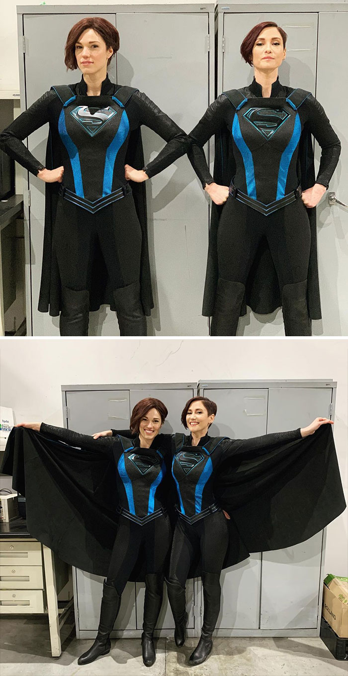 We Tried So Hard To Take A Cool Pic Together As Super Alex But It Just Got Sillier And Sillier. I Love You Lisa Chandler! I’m So Lucky To Have You By My Side