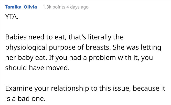 Man Asks If He Was Wrong To Ask A Mom Who Started Breastfeeding Her Baby To Sit At Another Table Man Asks If He Was Wrong To Ask A Mom Who Started Breastfeeding Her Baby To Sit At Another Table