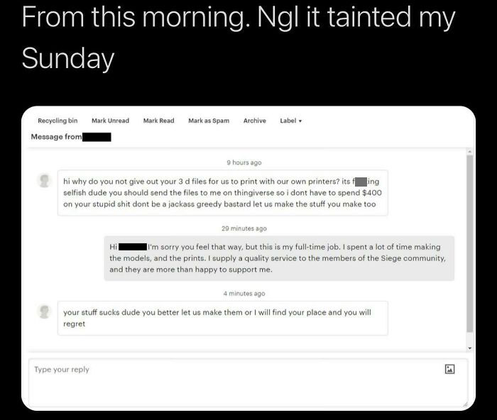 Beggar Harasses Very Talented Cosplay Prop Maker