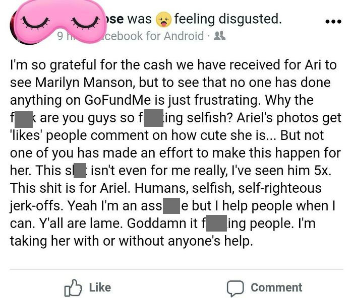 She Wanted To Take Her 2 Year Old Daughter To A Marilyn Manson Concert