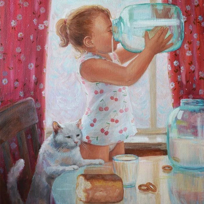 Artist Creates 100 Paintings That You Will Probably Relate To If You Grew Up In Slavic Countries