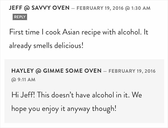 Not Sure What Recipe Jeff Was Reading