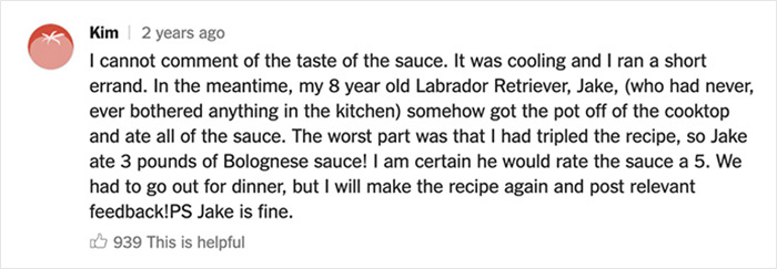 Jake The Dog Gave It A 5/5