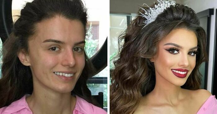 21 Women Before And After Their Bridal Makeup By Arber Bytyqi (New Pics)