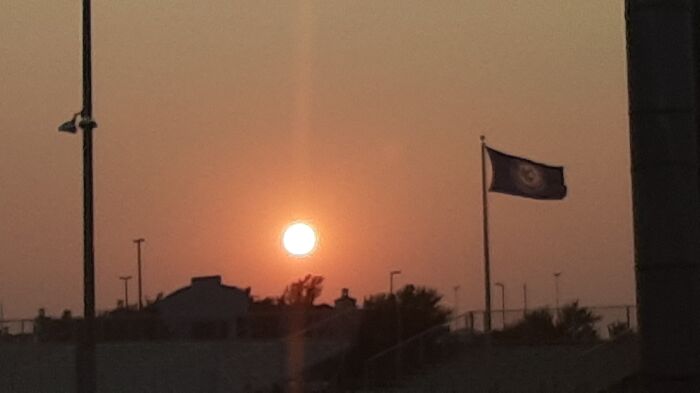 A Nice Sunset At The Park