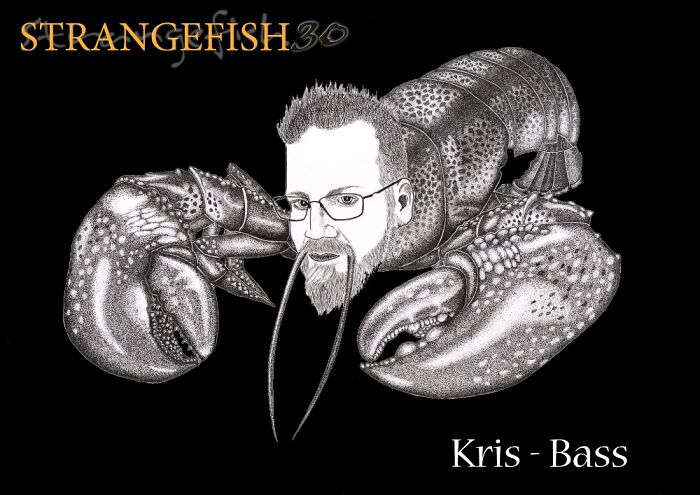 A Portrait I Did Of My Husband For Some Band Artwork.