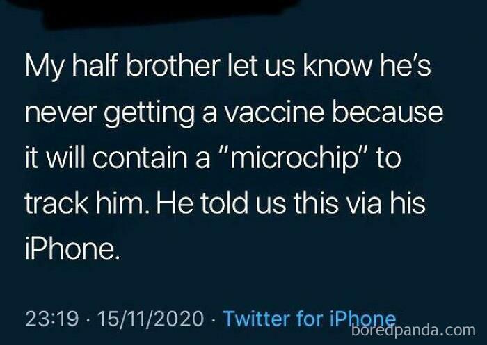 Ah, Yes. The Old “Ya’ll Are Gonna Get Microchipped” Statement