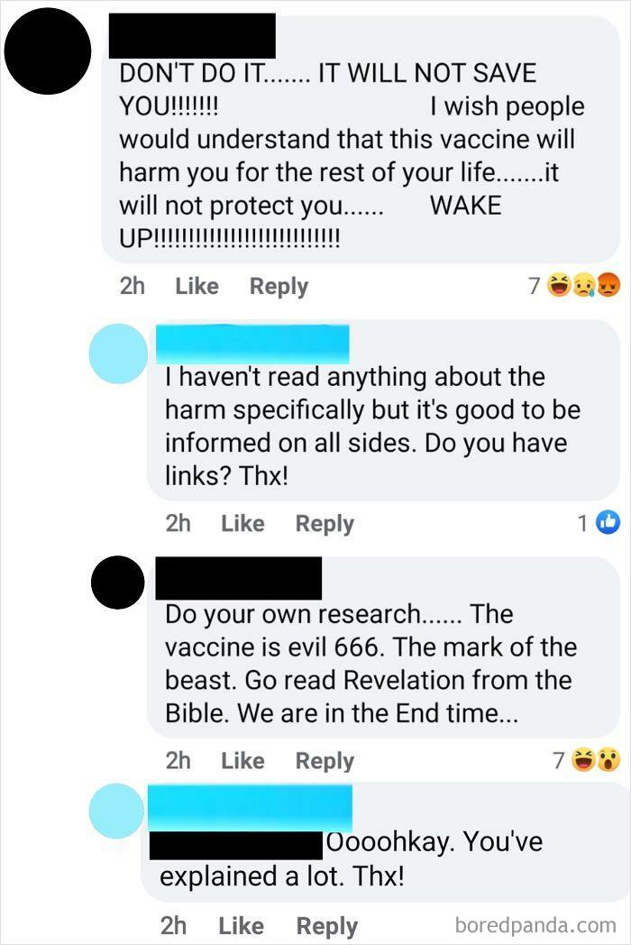 Caught This Gem On A Friend's Post About The Vaccine